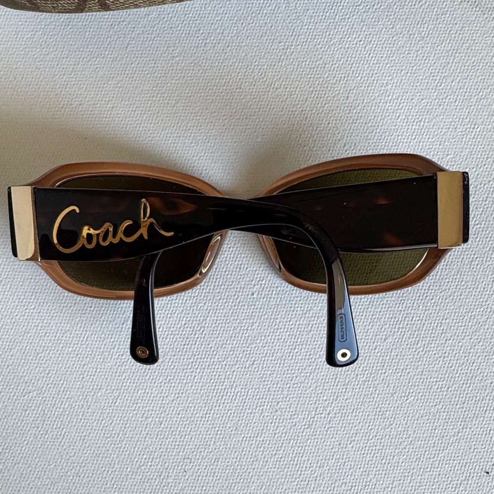Coach Whitney Tortoise Sunglasses with Case - Picture 4 of 7